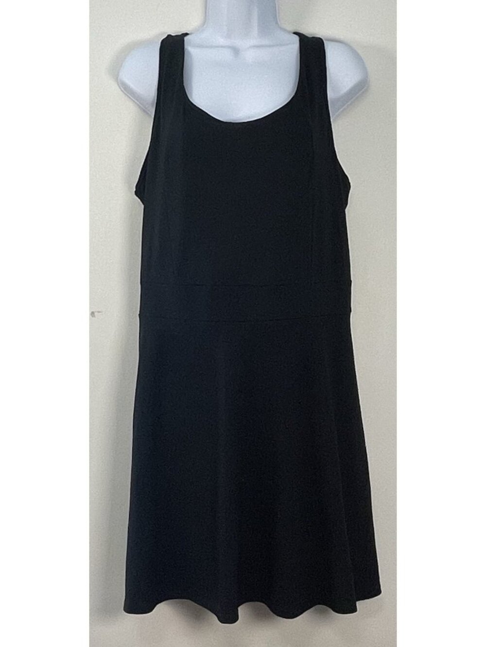32 Degrees Black Tank Tennis Dress Skort With Pockets Sz L
